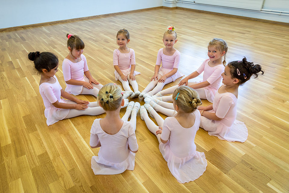 Tänzerische Früherziehung / Kreativer Kindertanz für Kinder in der Ballettschule Kreuzlingen