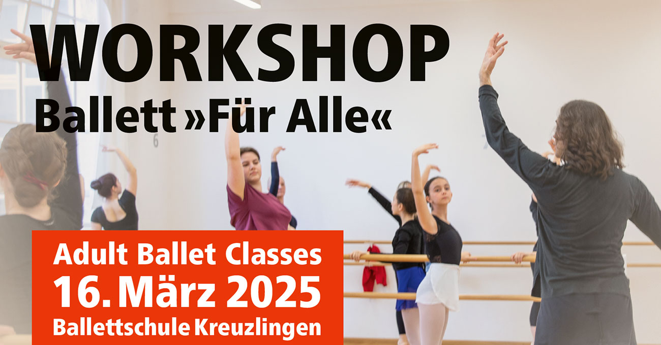 Ballett-Workshop 2025 mit Timur Kinzikeev in Kreuzlingen