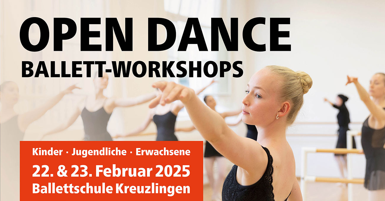 Ballett-Workshop mit Timur Kinzikeev in Kreuzlingen
