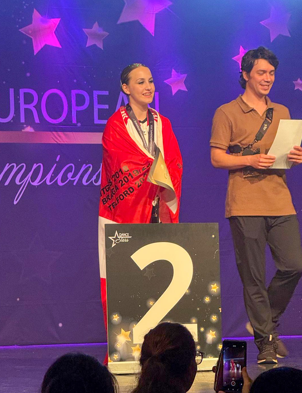 Tanz-Europameisterschaft in Veldhoven 2025 Malou Platz 2