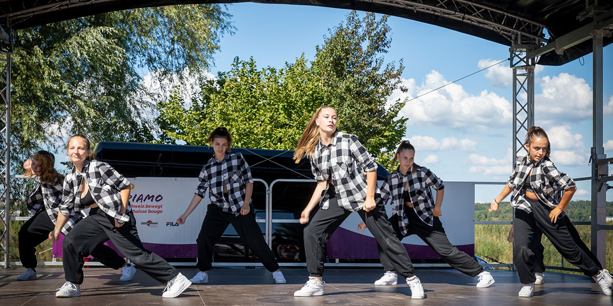 Ballettschule Kreuzlingen bei der COOP Andiamo-Veranstaltung 2022